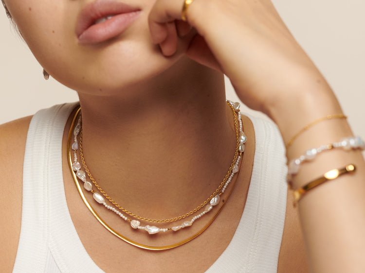 Gold Layering Necklaces
